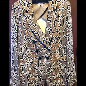 Cabi Python Blazer Size 8 NWT
